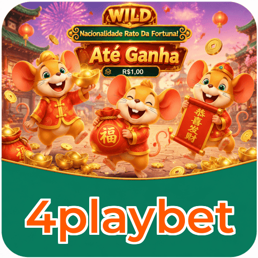 4playbet Logo - Bônus com Rollover Justo
